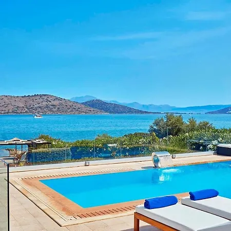 Beautiful Crete 4 Bedrooms Cretan Seafront Private Pool Close To Town Elounda * Kalidhon