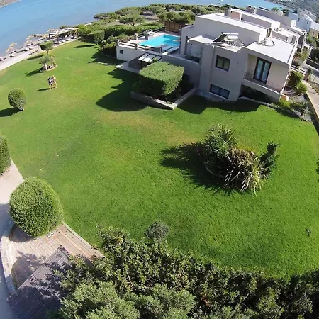 Beautiful Crete 4 Bedrooms Cretan Seafront Private Pool Close To Town Elounda Kalidhon